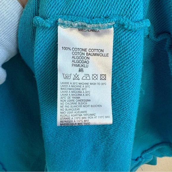 Diesel blue soft cotton long button up jacket coat size medium - Picture 9 of 9